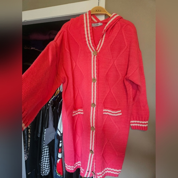 MISSLOOK Pink Cardigan XL - Picture 2 of 2